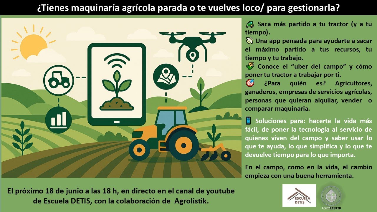 ¿Tienes maquinaria agrícola parada o te vuelves loc@ para gestionarla?