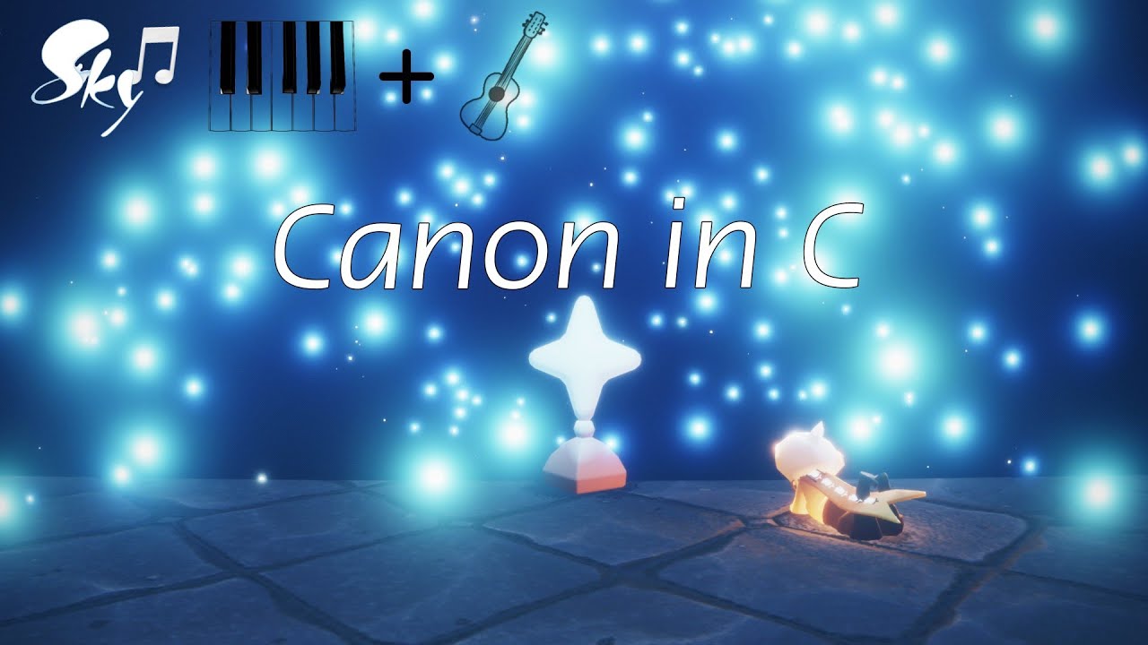 Canon in C - Johann Pachelbel || Piano + Guitar | Sky: Children of the Light