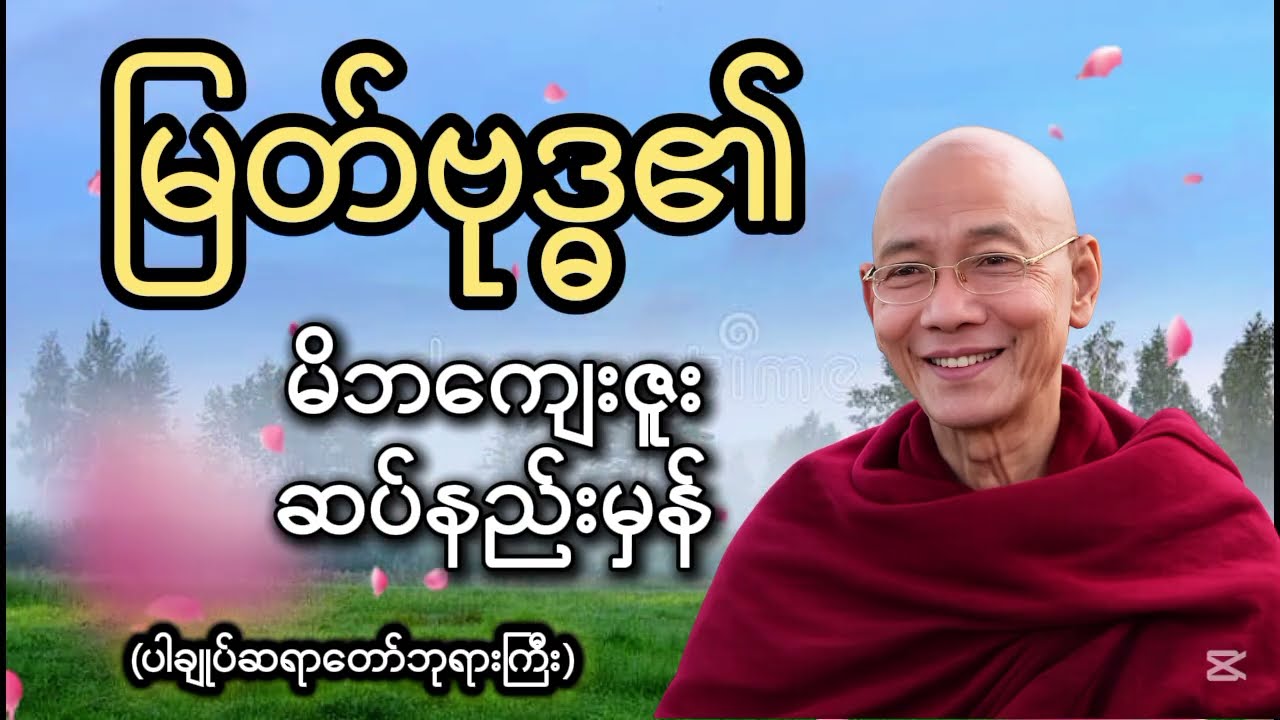 🙏🙏🙏မိဘကျေးဇူး ဆပ်နည်းမှန် #ပါချုပ် #ပါချုပ်ဆရာတော်တရားများmp3 #တရားတော်များ #dhamma #meditation 