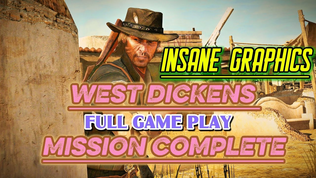 Red dead redemption mission of saving west Dickens ✅💯 #rdr #bestgraphicsgame #rockstargames