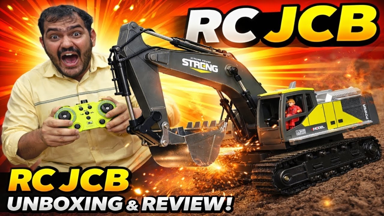 RC JCB Testing and Unboxing Video || यह JCB बहुत कमल की है || #jcb #unboxing #toyvideo 