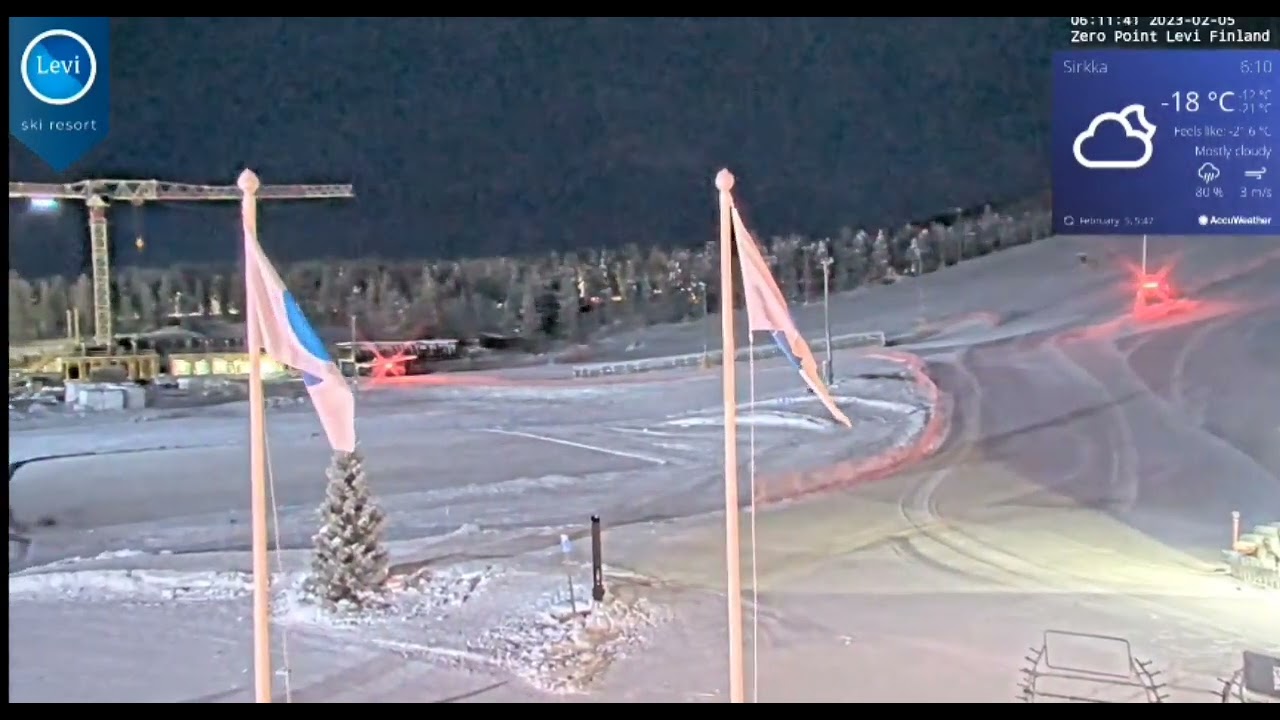 Livecam4k | zero point levi finland | - 18 digress