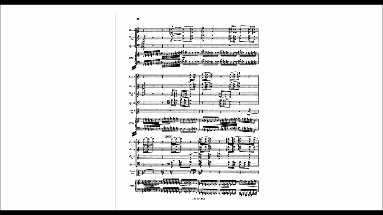Béla BARTÓK: Piano concerto No. 2 (with SCORE)