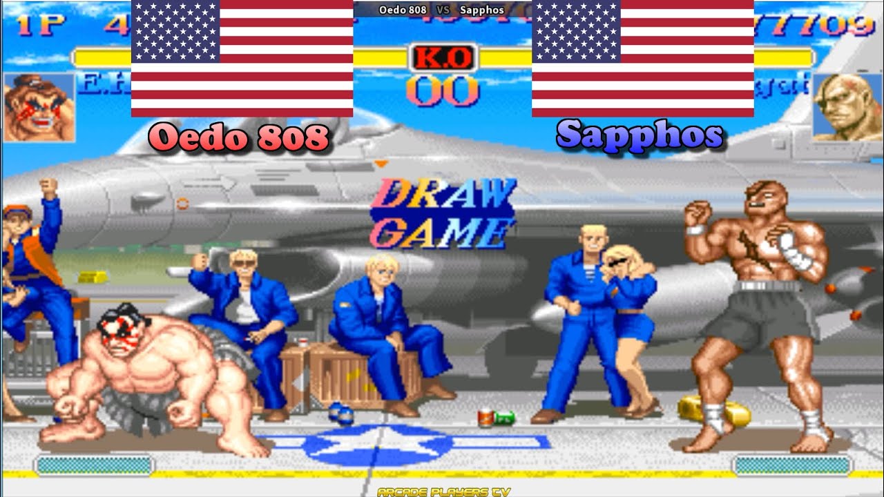 #fightcade Super Street Fighter 2 Turbo ➤ Oedo 808 (Usa) vs Sapphos (Usa) 超级街霸2X
