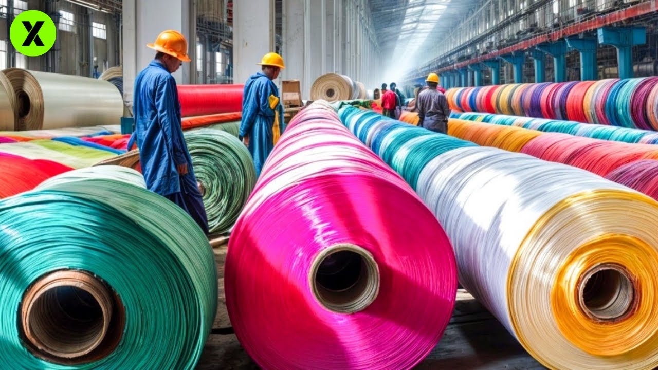 FÁBRICA GIGANTE de SEDA de LOTO: ¡Cuesta 20.000$ por Metro!