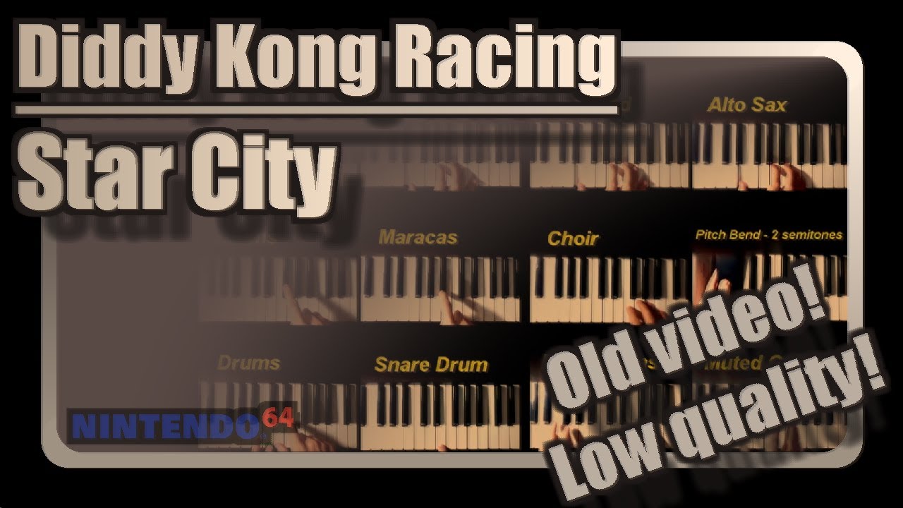Star City (Diddy Kong Racing, N64) - All tracks on keyboard