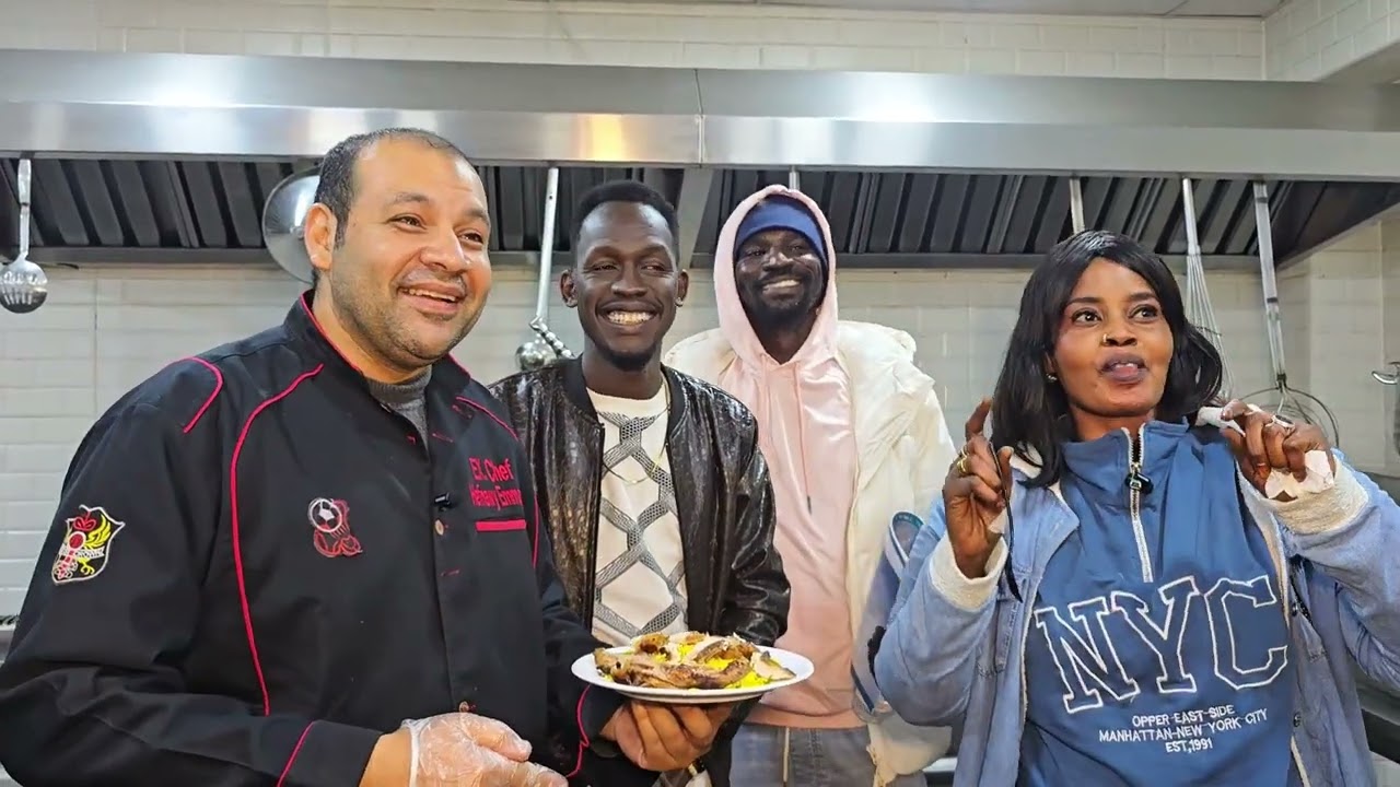 لقاء شيق مع المطربه السودانيه  مطبخ فرجينيا هاوس بالمريوطيه الشيف حفناوي ابوالخير ثقه في الله نجاح 