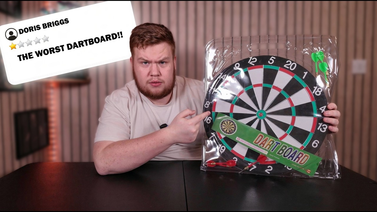 I Bought The Worst Rated Dartboard!!