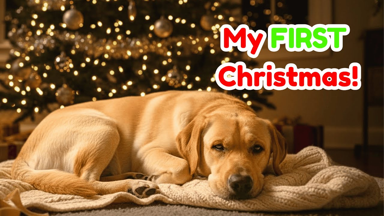 Rescue Labrador's First Christmas Home 🎄 Emotional Dog Diary (Try Not To Cry)