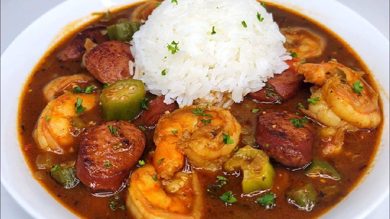 Sausage & shrimp gumbo | recipe the absolute best 👌🏾