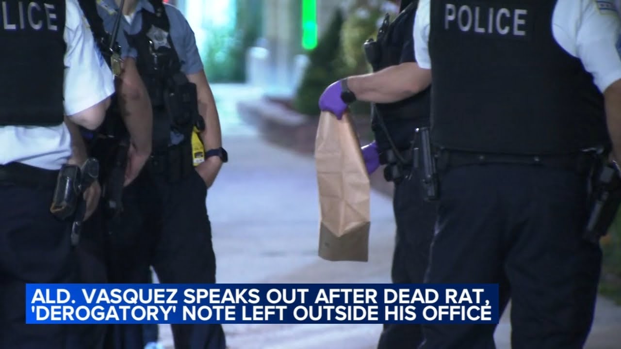 Note found with dead rat at Alderman Vasquez's office targeted immigrant community, he says