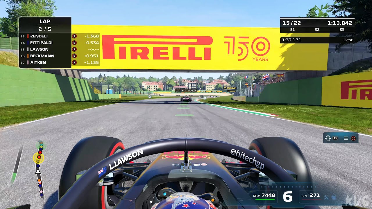 F1 22 - Liam Lawson Gameplay (PS5 UHD) [4K60FPS]