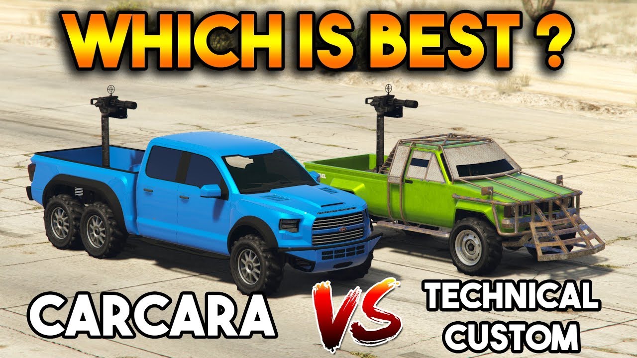 GTA 5 ONLINE : TECHNICAL CUSTOM VS CARACARA (WHICH IS BEST?)