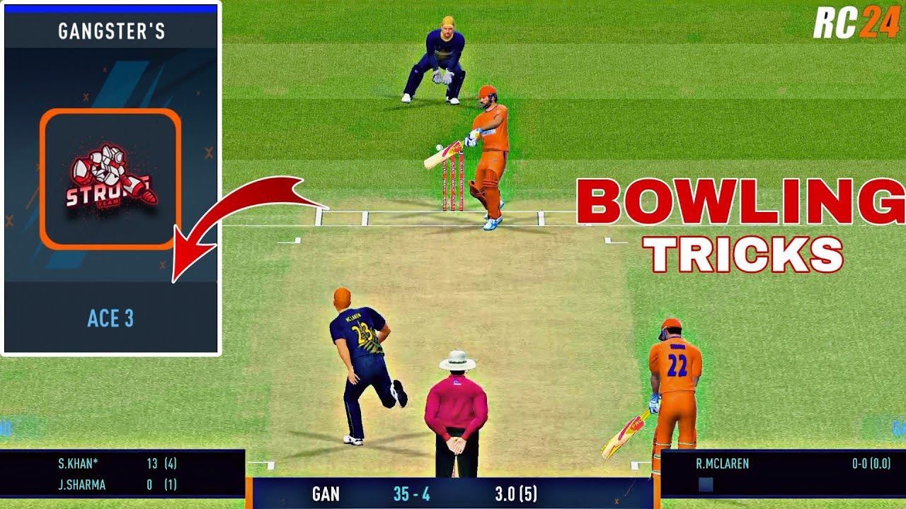 Dream Team Challenge || Bowling Tricks || Real cricket 24