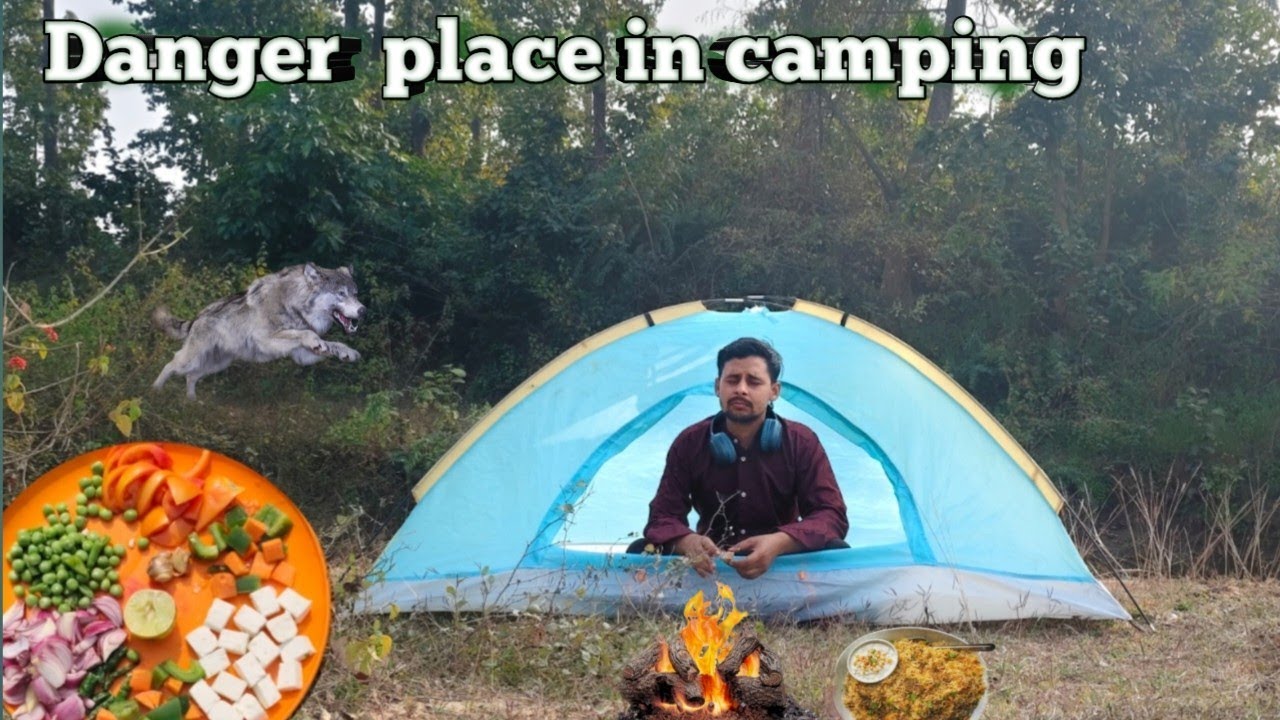 Solo survival camping in jungle 12 hours 🥰| Coldest weather |camping in india|group|  