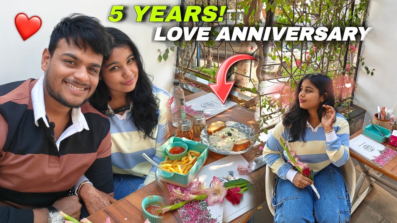 5 year love ANNIVERSARY❤️🧿....Special video💌 #couple #dailyvlog 