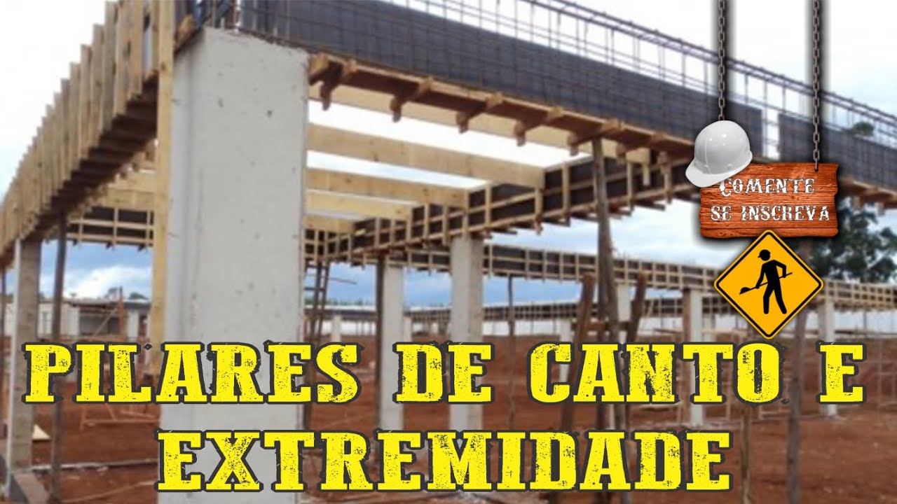 Pilar de canto e de divisa, como executar!