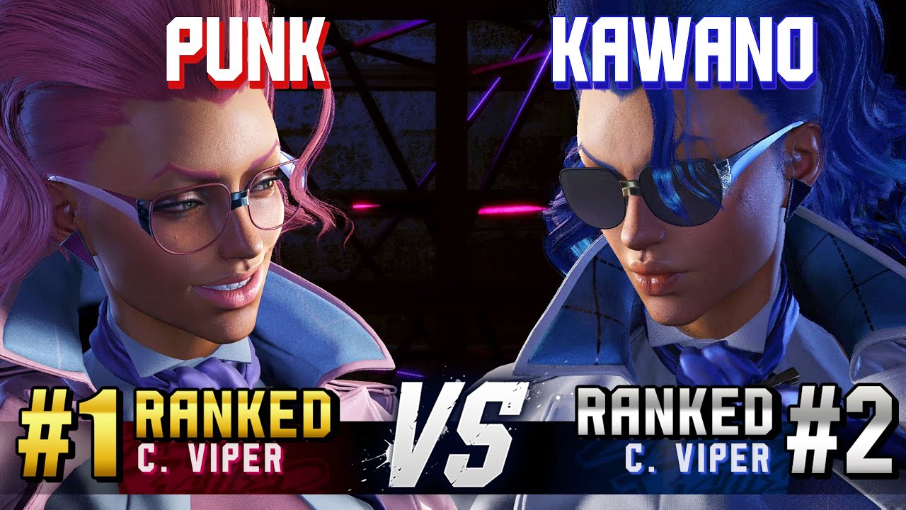 SF6 ▰ PUNK (#1 Ranked C.Viper) vs KAWANO (#2 Ranked C.Viper) ▰ High Level Gameplay