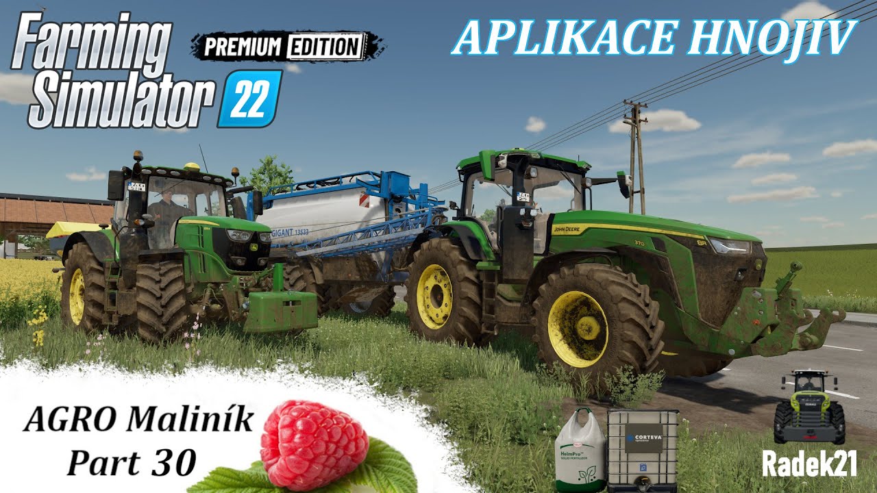 PŘIHNOJOVÁNÍ ANEB HNOJIVO JE DŮLEŽITÉ!!! | AGRO Maliník | Zielonka | Farming Simulator 22 CZ/SK #30