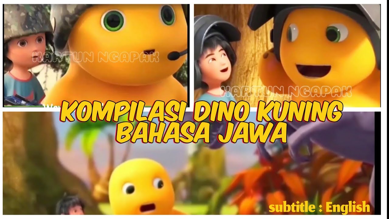 Kompilasi Kartun Dino kuning Bahasa jawa lucu || Dubbing bahasa jawa ngapak