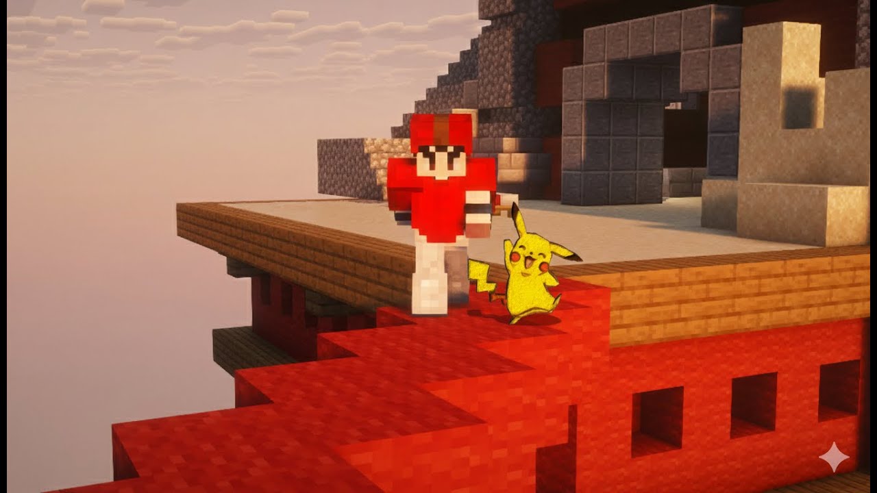 minecraft asmr with pokemon texture pack with custom sounds