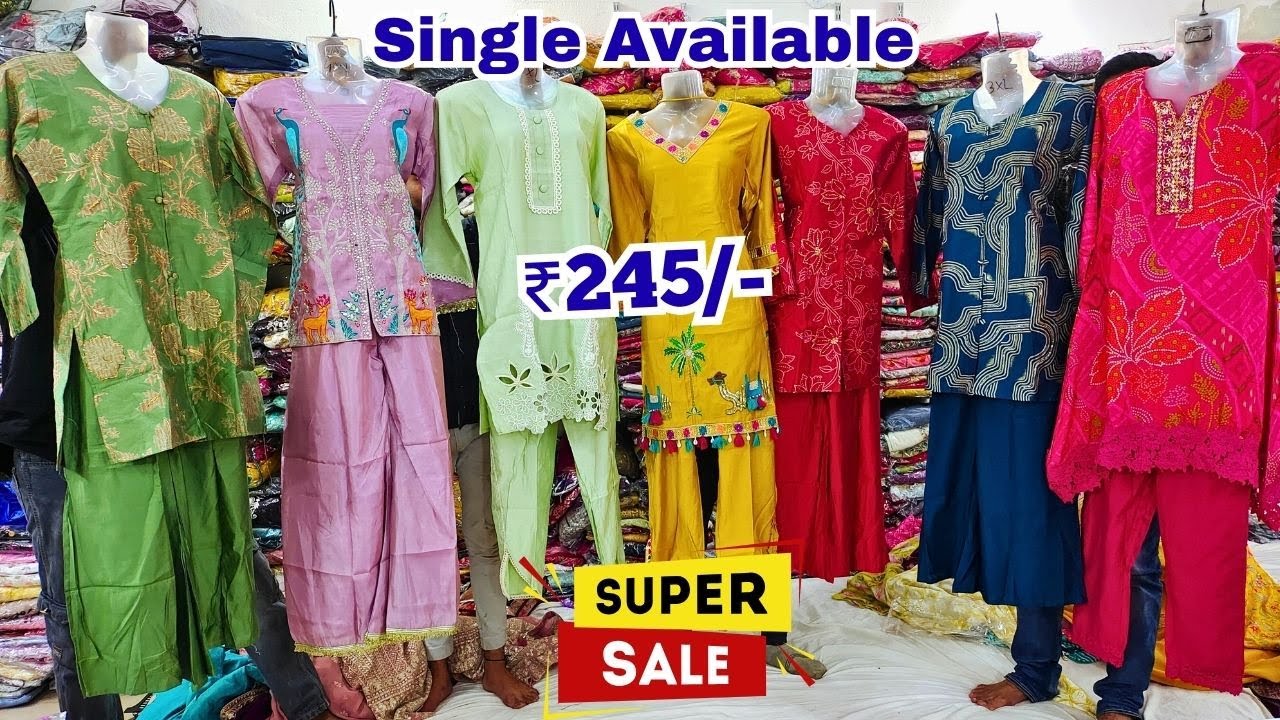 Readymade Dresses ₹245/- Pakistani Designer Suits Cord-Set Hyderabad Shopping