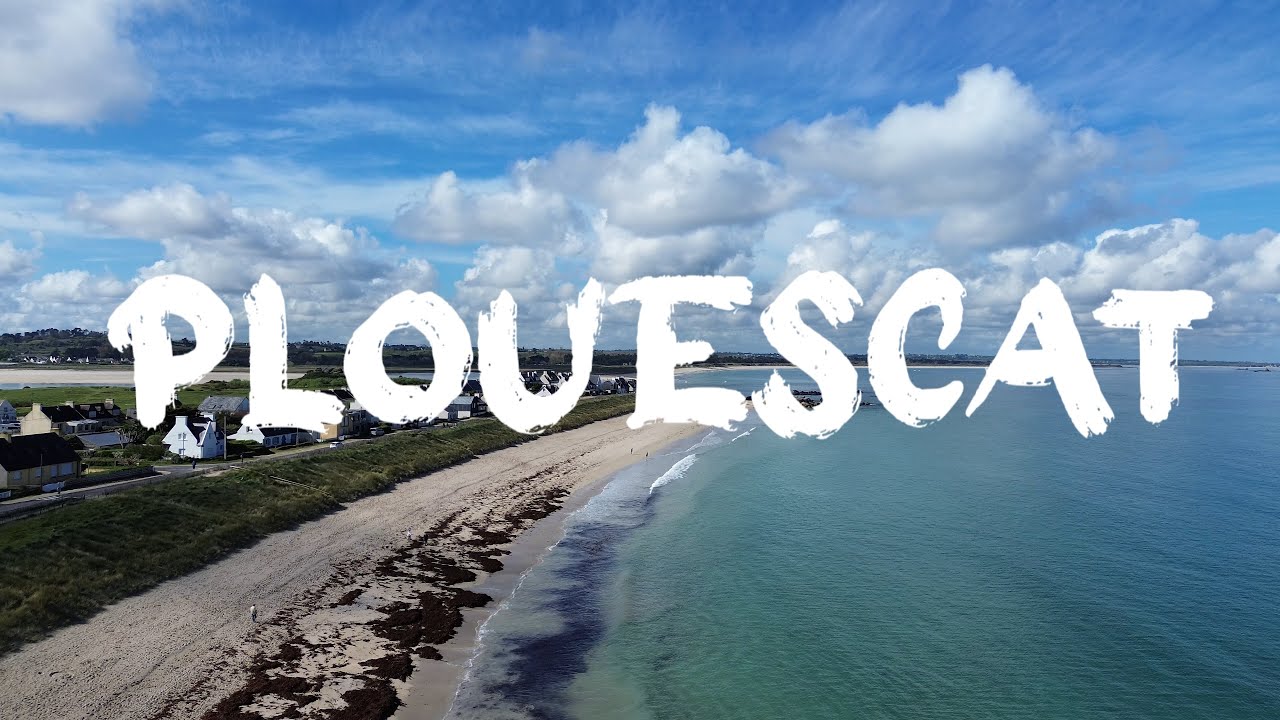 Plouescat, Bretagne, France - Walking tour 4k