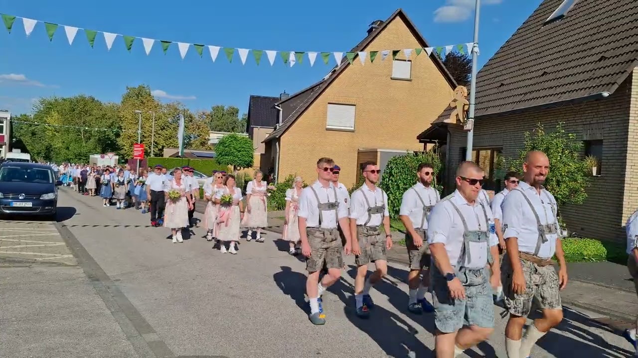 Schützenfest Morken Harff 2025, Der große Klompenzug