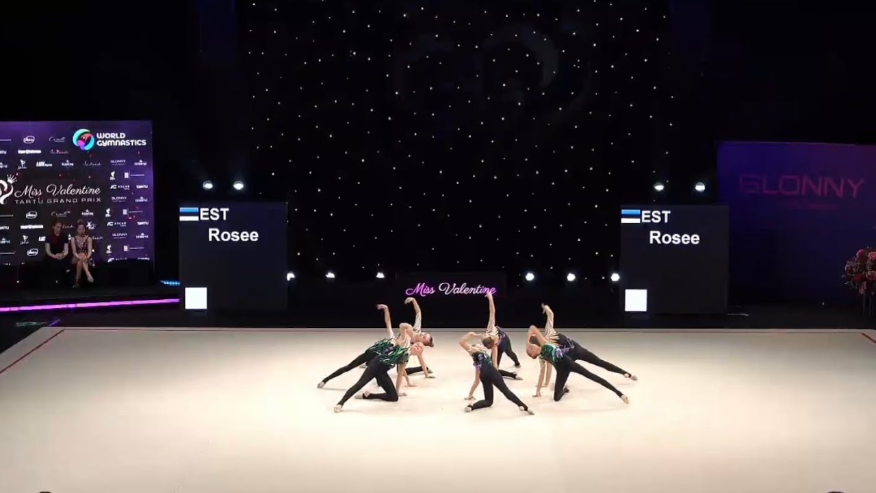 ROSEE EST Miss Valentine Tartu Grand Prix #эстетическаягимнастика #aestheticgroupgymnastics