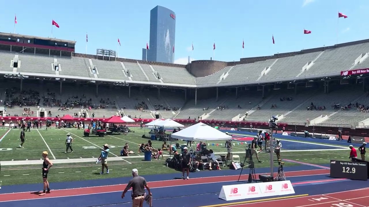2025 New Balance Nationals Freshmen 400m Hurdles Paul Petersen