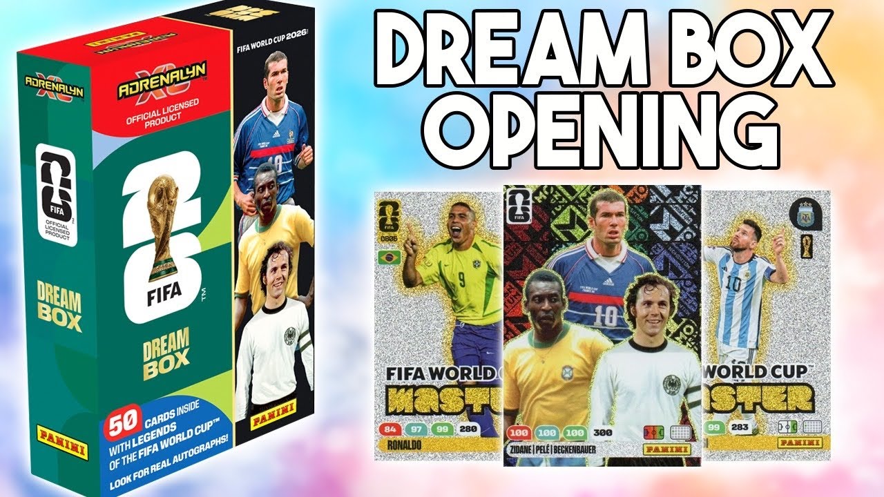 NEW FIFA WORLD CUP 2026 DREAM BOX OPENING 🔥 (Panini Adrenalyn XL FIFA World Cup Trading Cards)