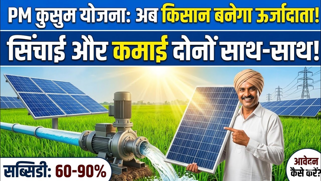 PM KUSUM 2.0: Solar Pump Subsidy Registration & Online Apply 2026