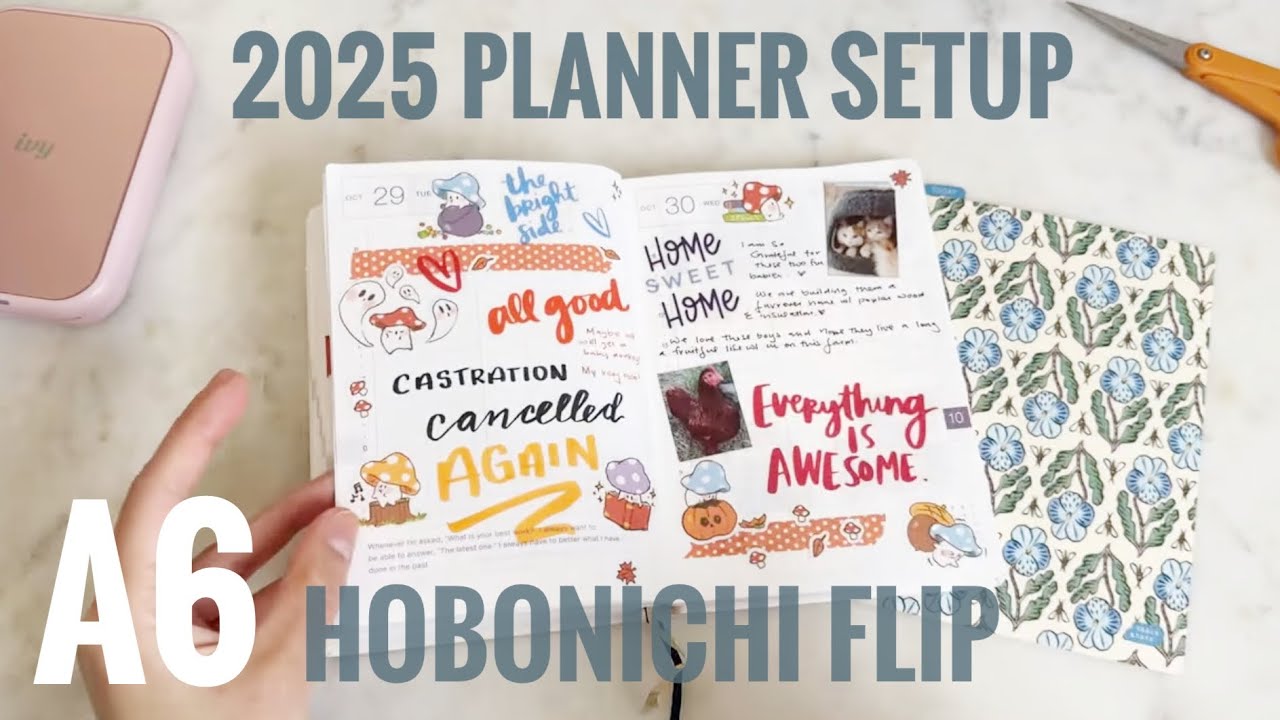 New 2025 Hobonichi A6 HON Cover & Flip Through!