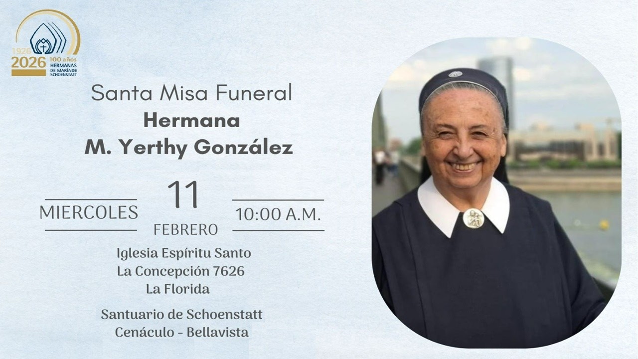 Santa Misa Funeral - Hermana M. Yerthy González - Miércoles 11 de Febrero - 10:00 Hrs.