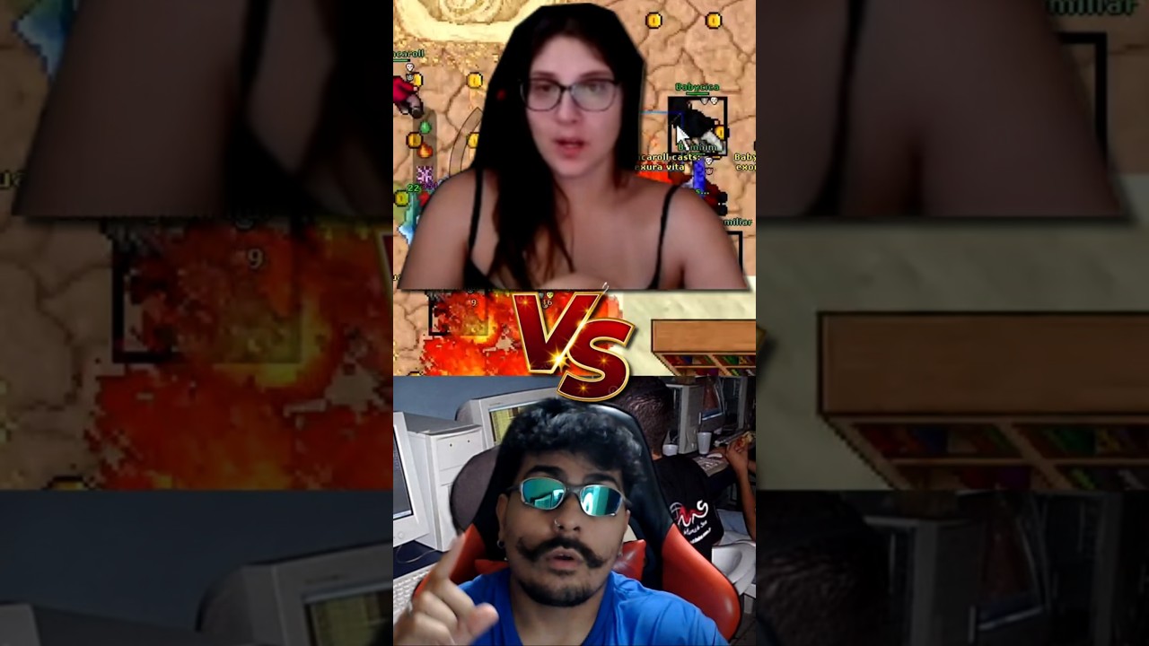 Essa streamer de TIBIA tiltou com o bigodezerah #shorts