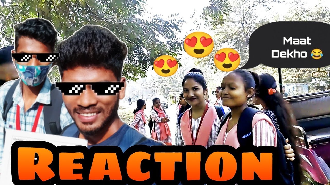 Crazy College  Girls Reaction 😘🔥|  ID mil Gaya 🤭