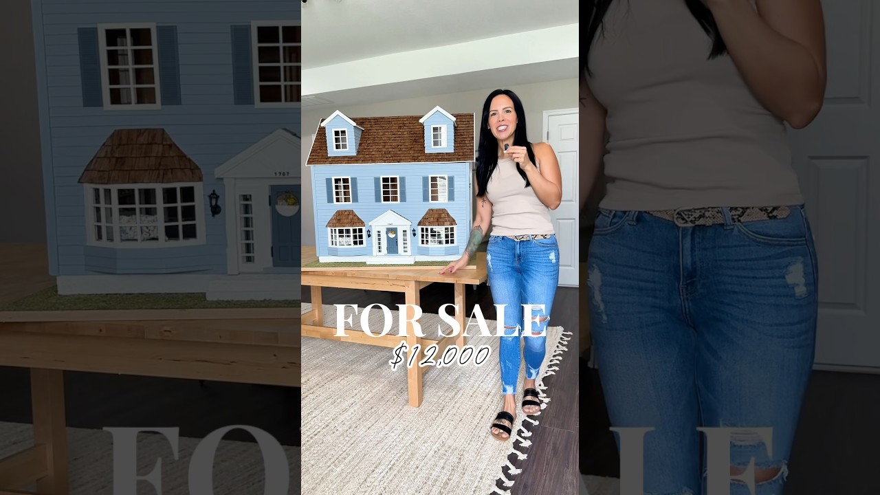 Стоит ли этот кукольный домик 12 тысяч долларов? 😳 #кукольныйдомик #сделайсам #розыгрыш #миниатюр...