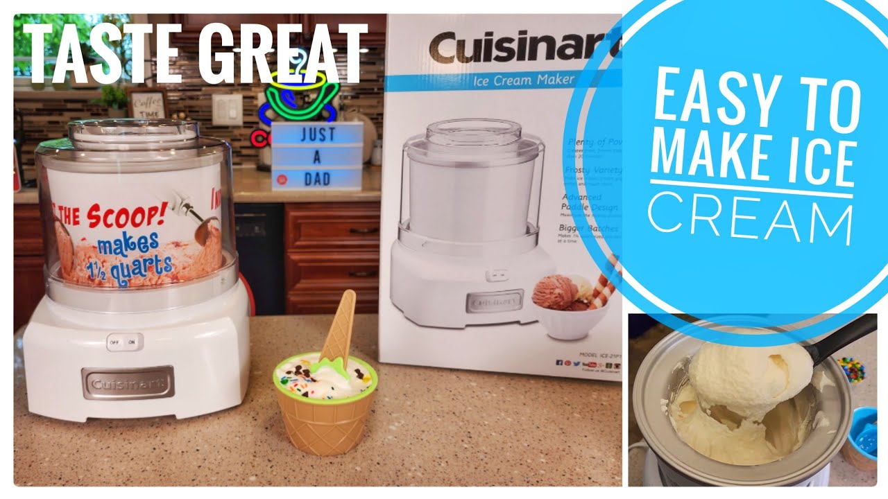 Обзор мороженицы Cuisinart ICE-21 объёмом 1,5 кварты и как приготовить мороженое