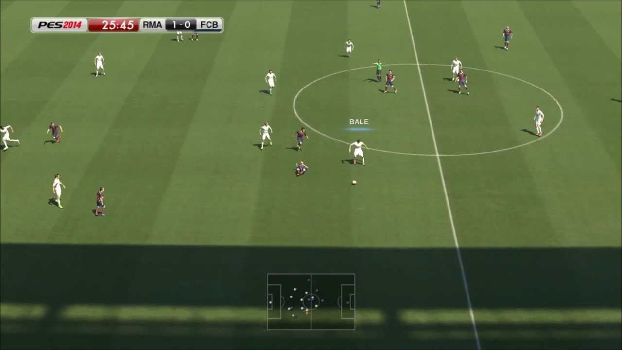 PES 2014 Gameplay (PC) Real Madrid vs Barcelona - 1080p High Settings GT 650M