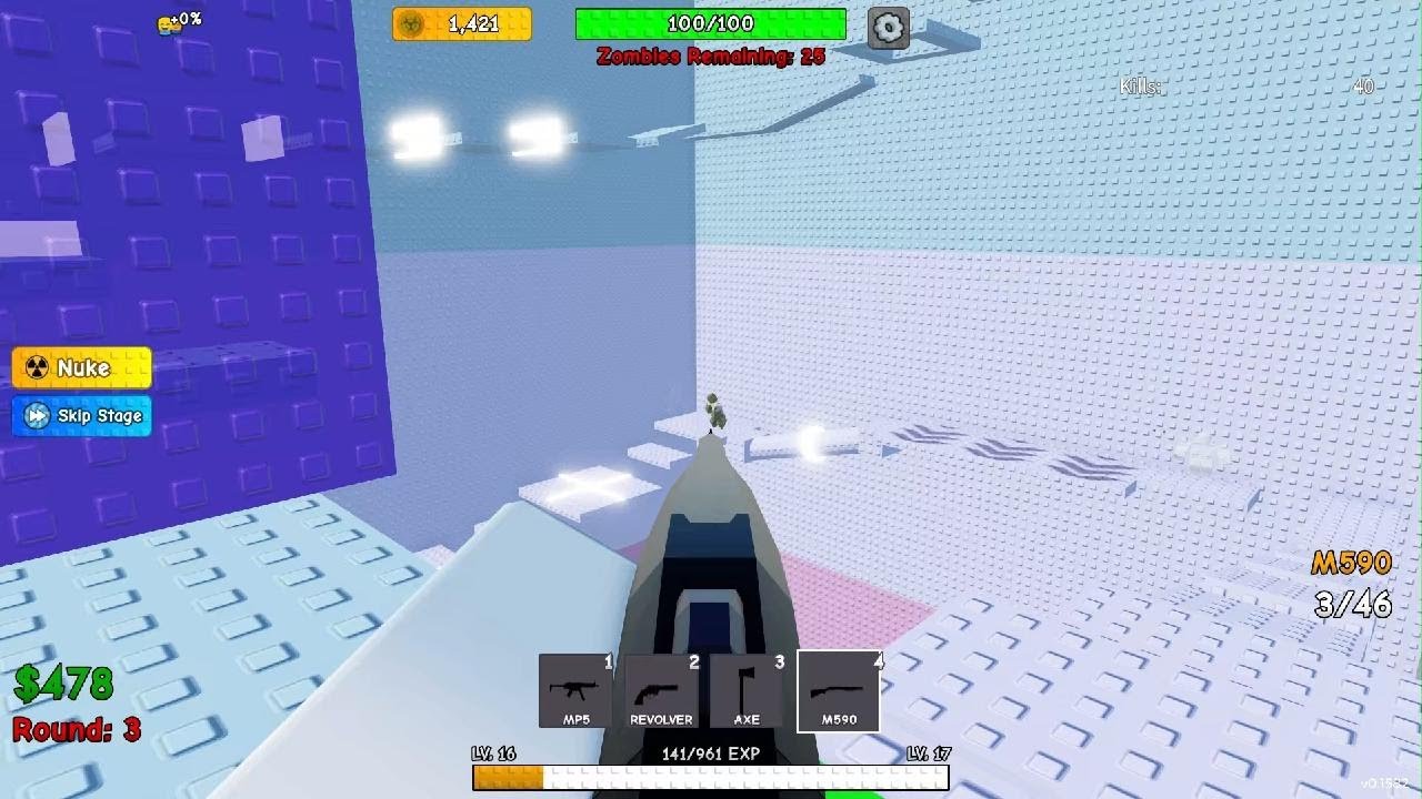 Roblox Zombie tower record in solitaria:una caduta non mi ha fermato!!!!!!