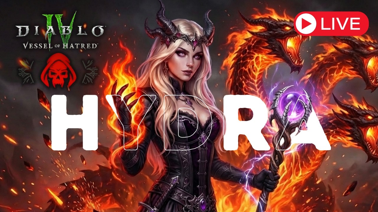 🔴 Sorcerer Rumo ao T4 no HARDCORE! (Diablo 4)