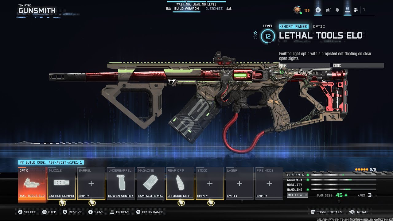 CoD BO7 Black Ops 7 & Warzone - Blueprint - Assault Rifle - EGRT-17 - Tox Pyro - Weapon Inspect