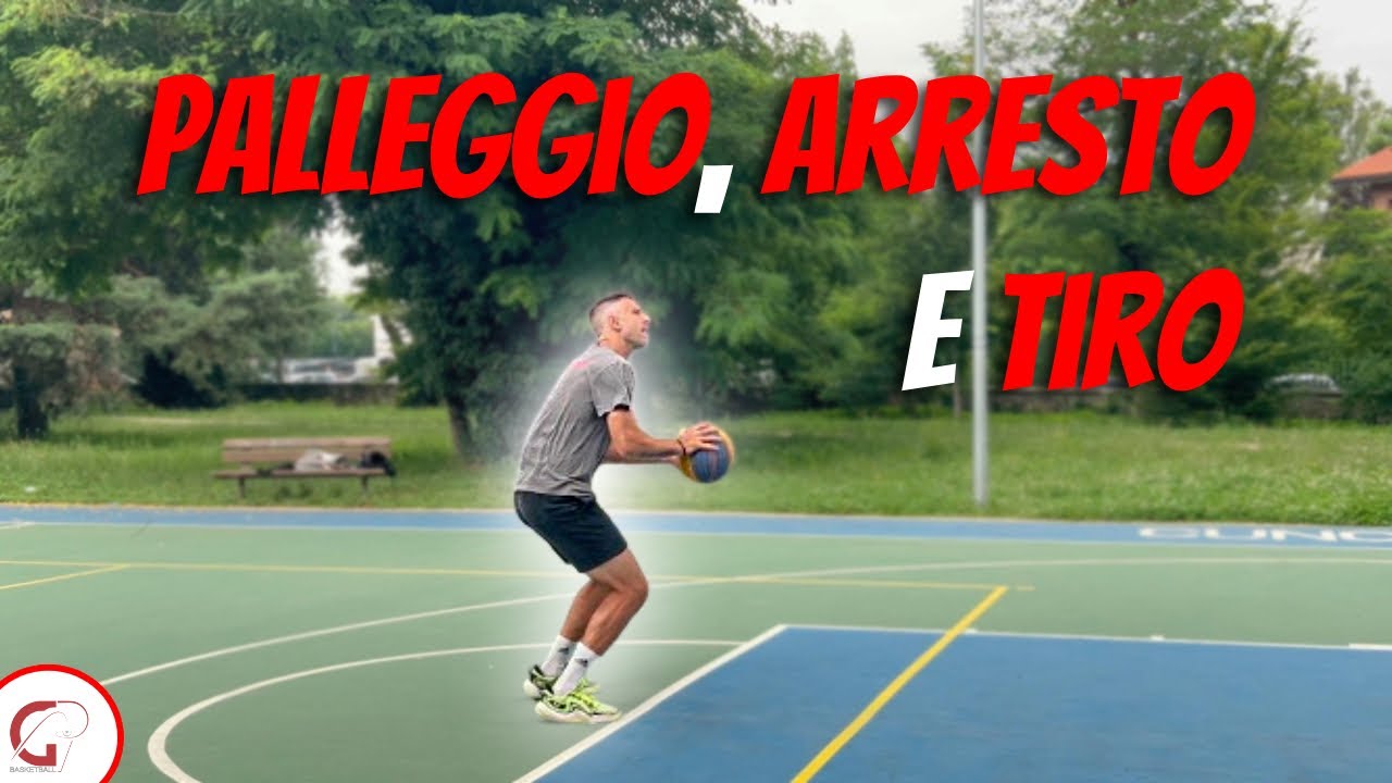 BASKET - allenamento completo per il PALLEGGIO ARRESTO e TIRO
