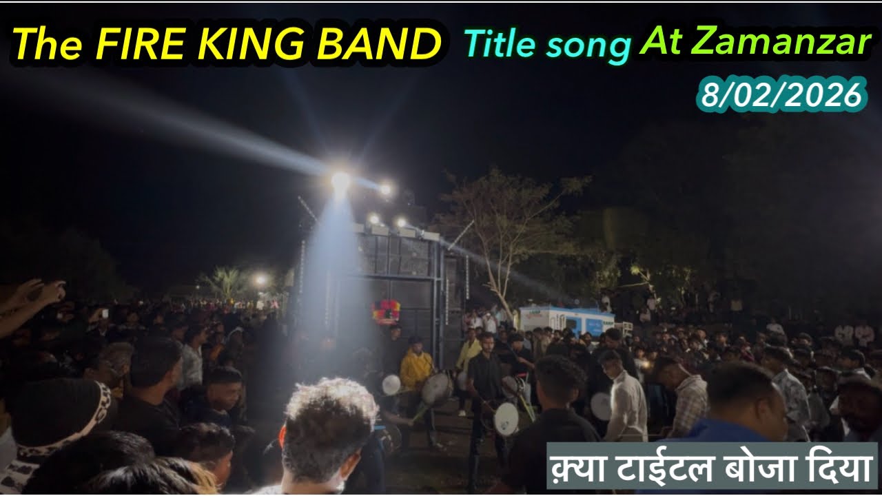 The fire king band title song at Zamanzar #thefireking