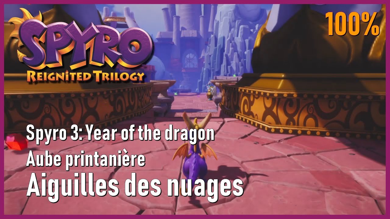 Spyro 3: Year of the dragon - Aube printanière - Aiguilles des nuages