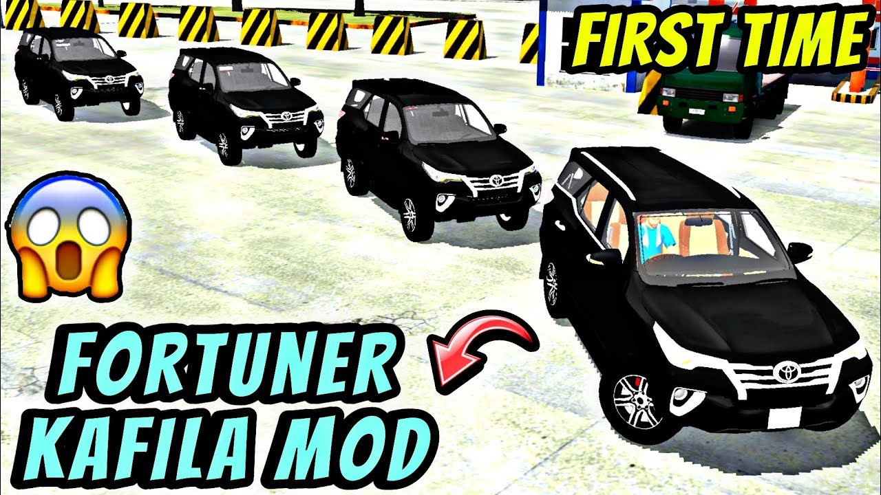 🤯 Fortuner khafila mod for bus simulator indonesia // Fortuner mod for bussid #malikgaming07