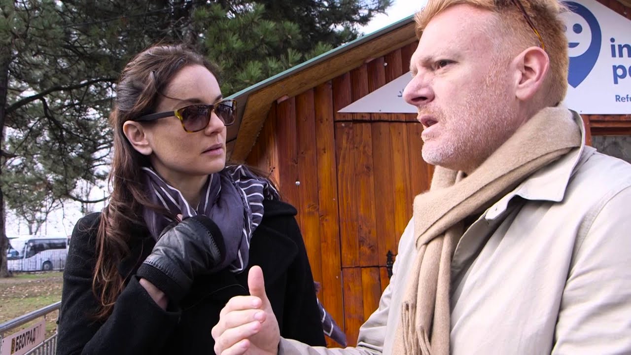 Sarah Wayne Callies visits Serbia to see how the IRC is helping