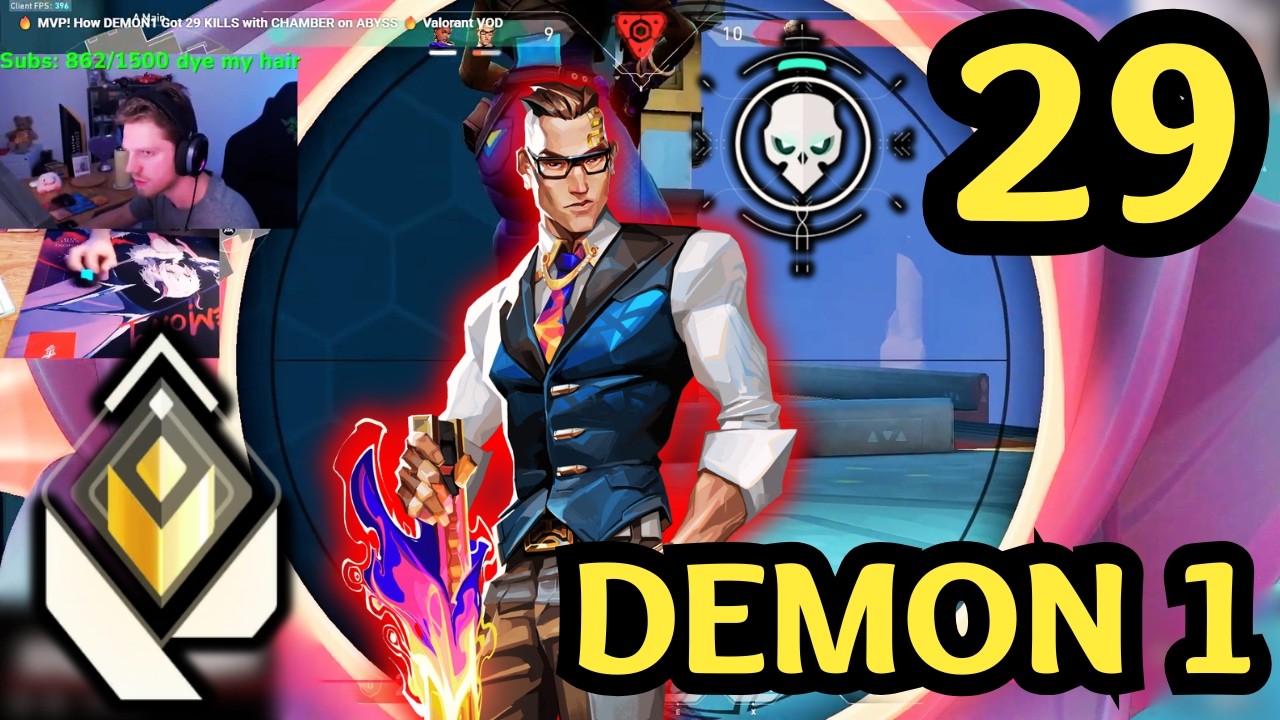 🔥 MVP! How DEMON1 Got 29 KILLS with CHAMBER on ABYSS 🔥 Valorant VOD