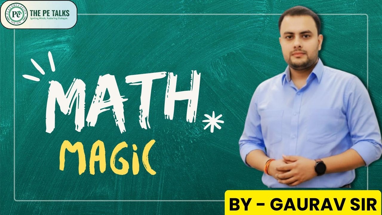 MATHS MAGIC BY #gauravsir || Important question of Maths #mathstricks #thepetalks