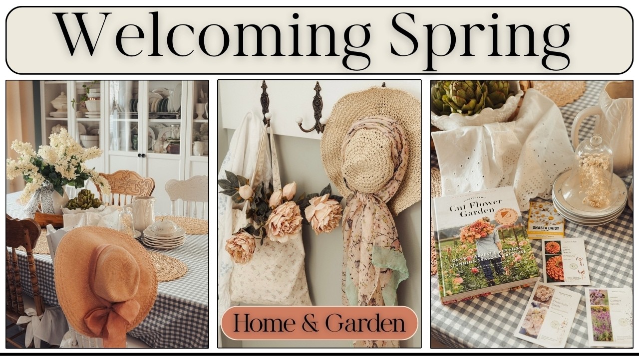 Affordable Spring Decor | Cottage Home & Garden Inspiration | Beginner Cut Flower Garden